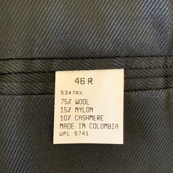 Oscar De La Renta Black Wool & Cashmere Blazer - Picture 11 of 11